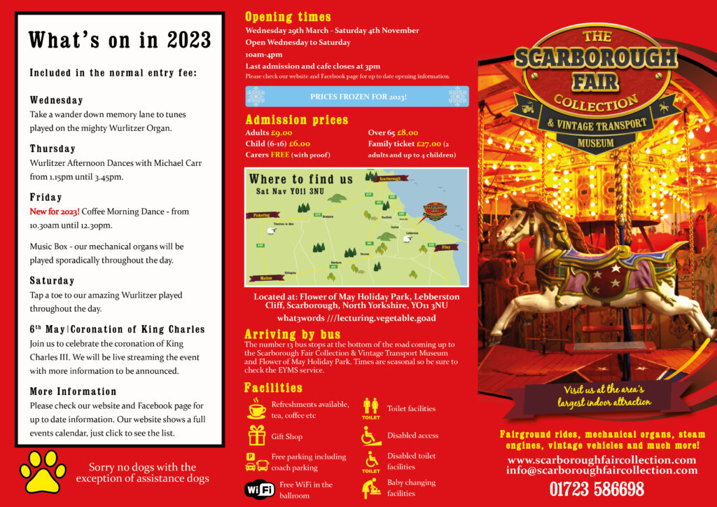 Plan your visit Scarborough Fair Collection Yorkshire